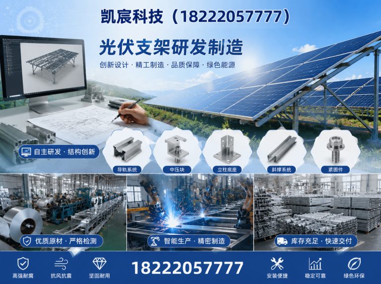 河东区光伏支架展示图